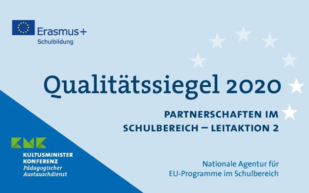 Qualitätssiegel EU-Programm Erasmus+